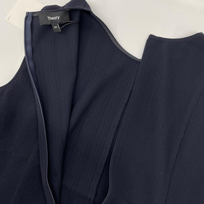Theory セオリー ネイビー N ASYM DRESS ADMIRAL STRIPE ワンピース ワンピース