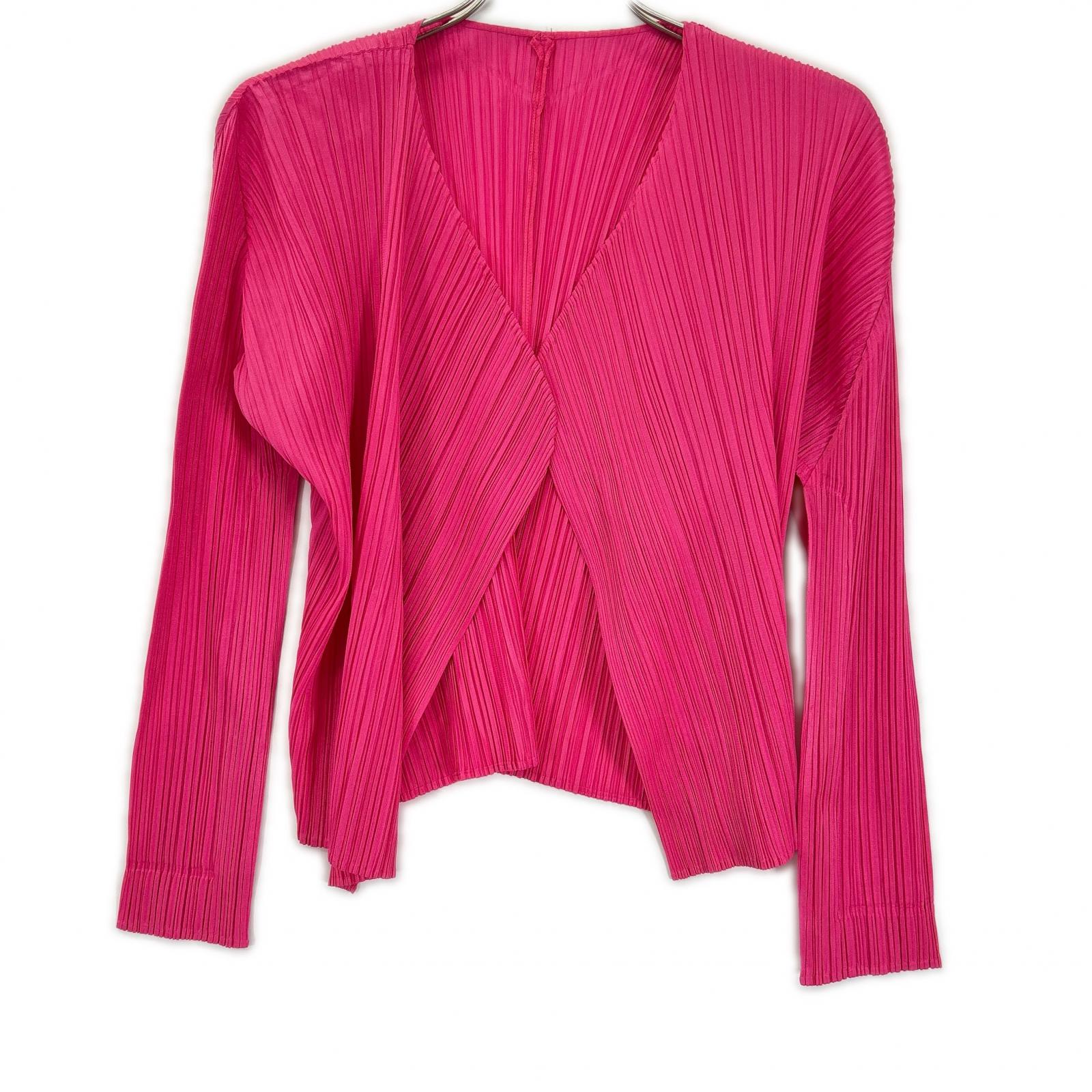 ISSEY MIYAKE イッセイミヤケ ピンク PP71-J0802 IKKO TANAKA カーディガン トップス