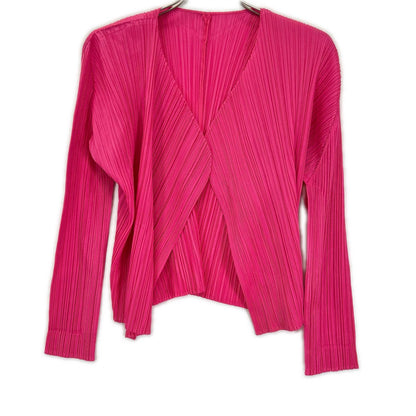 ISSEY MIYAKE イッセイミヤケ ピンク PP71-J0802 IKKO TANAKA カーディガン トップス
