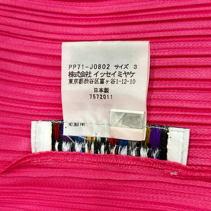 ISSEY MIYAKE イッセイミヤケ ピンク PP71-J0802 IKKO TANAKA カーディガン トップス