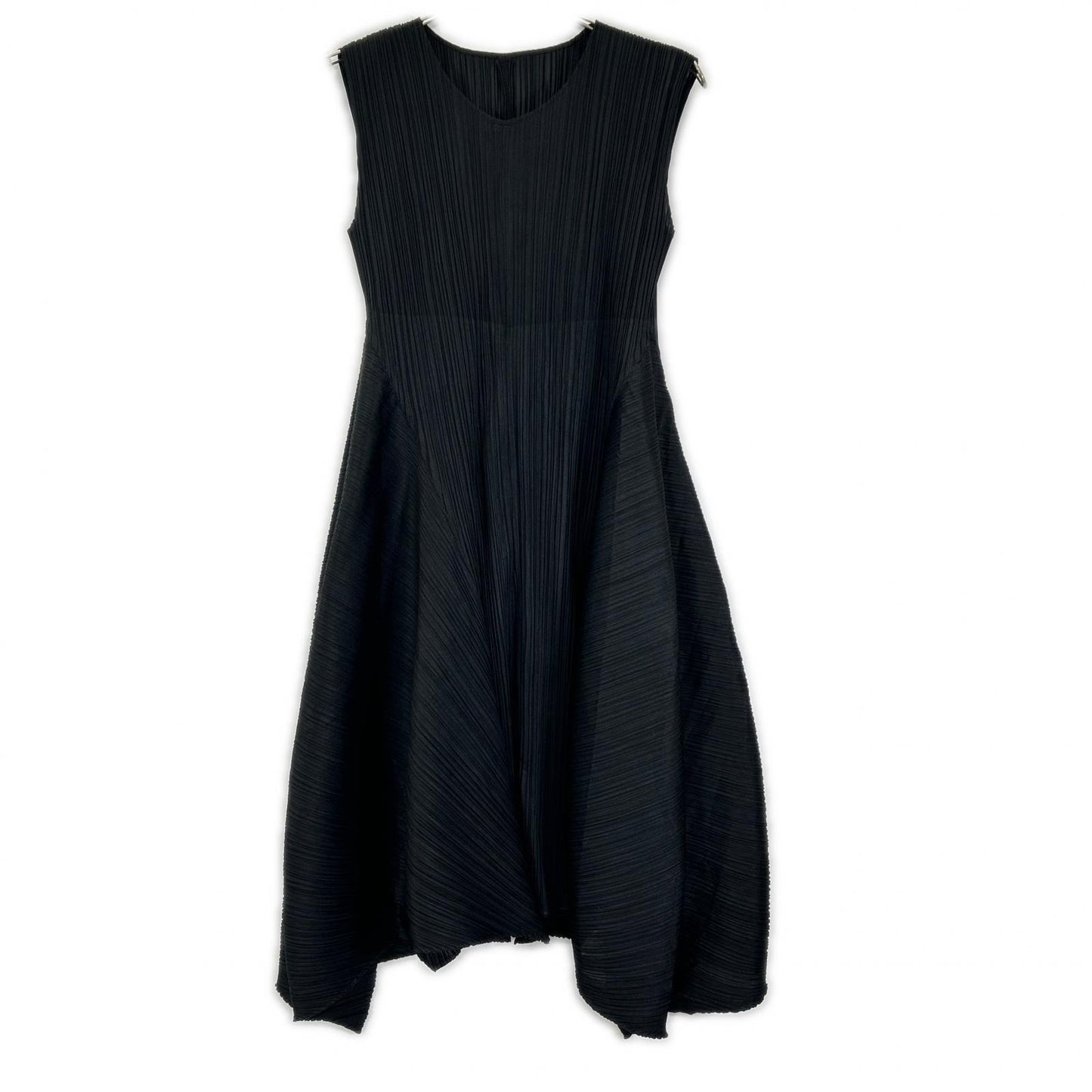 PLEATS PLEASE プリーツプリーズ ブラック PP73-JH613 ノースリーブ ワンピース ワンピース