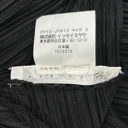 PLEATS PLEASE プリーツプリーズ ブラック PP73-JH613 ノースリーブ ワンピース ワンピース