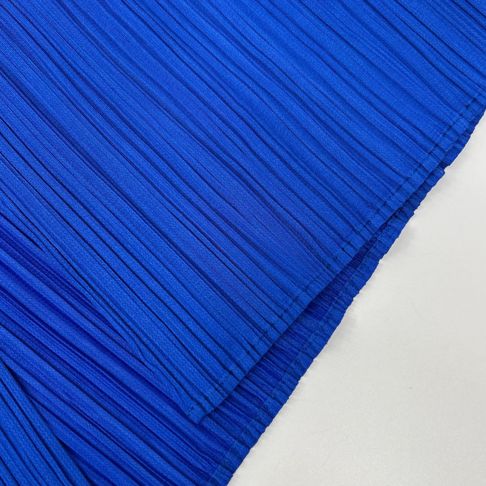 PLEATS PLEASE プリーツプリーズ ブルー PP55-JA906 ベーシックス ロング カーディガン トップス