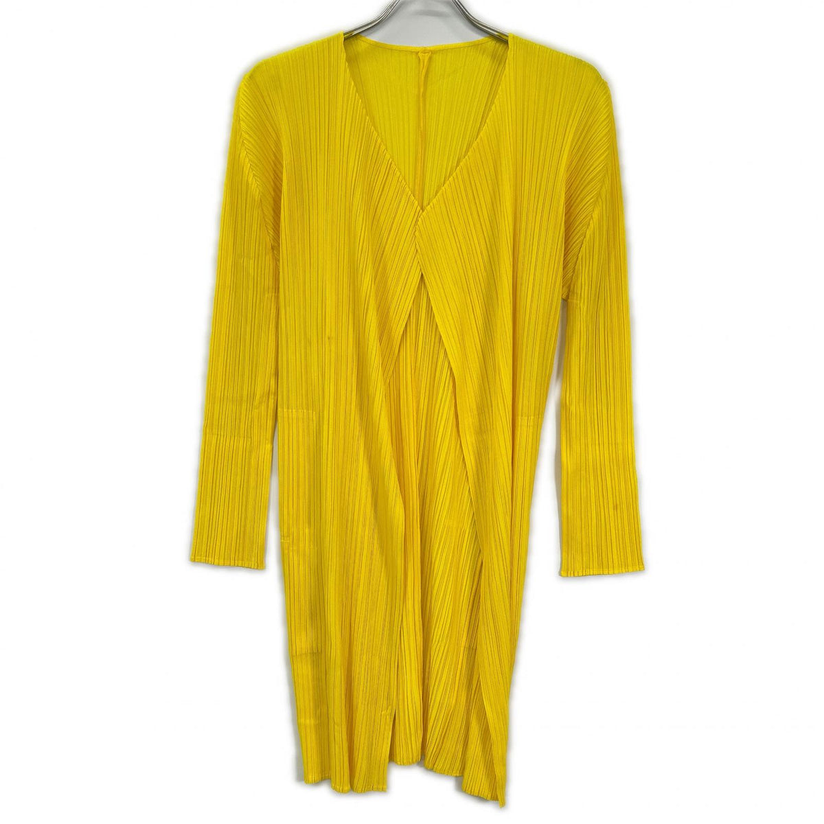 PLEATS PLEASE Pleats Please Yellow PP61-JA901 long cardigan top