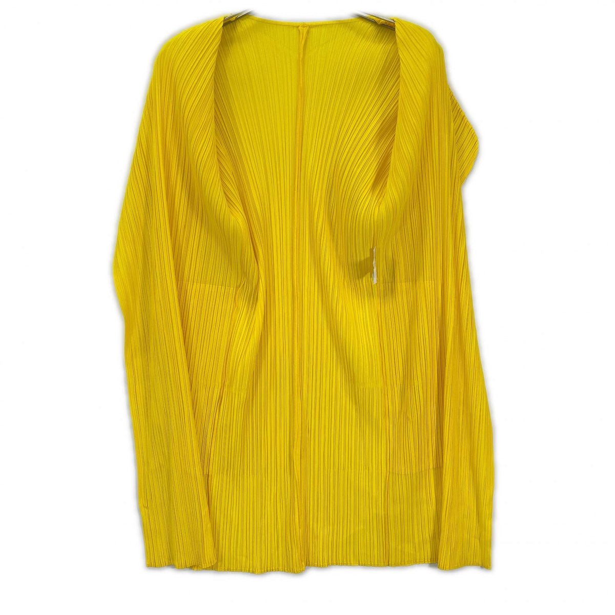 PLEATS PLEASE Pleats Please Yellow PP61-JA901 long cardigan top