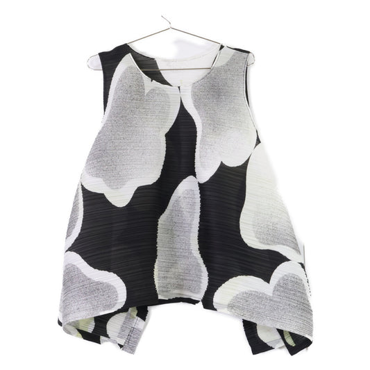 PLEATS PLEASE プリーツプリーズ 美品 PP91-JK751 MELT BOUNCE TOP 変形ノースリーブ トップス