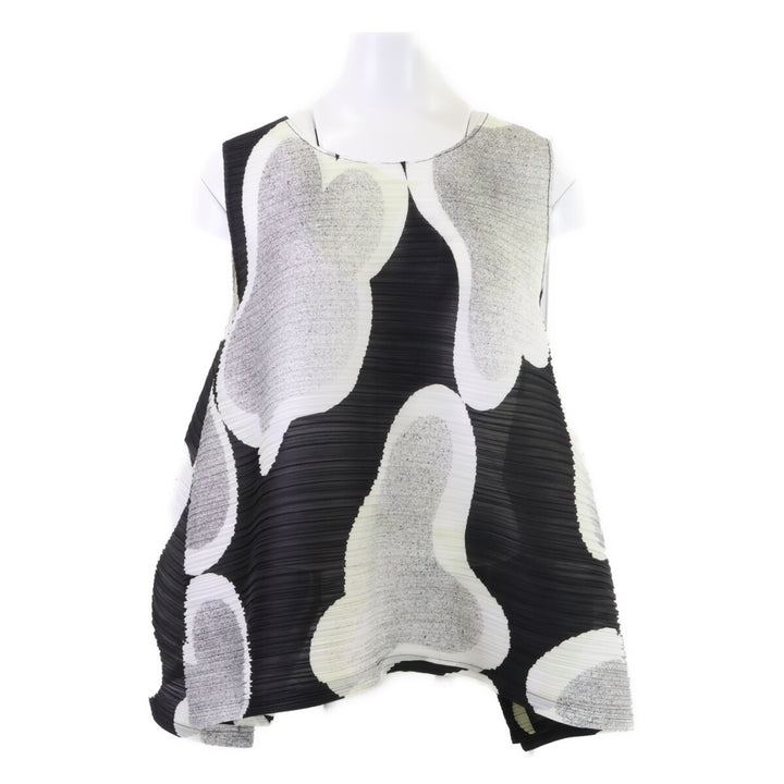 PLEATS PLEASE プリーツプリーズ 美品 PP91-JK751 MELT BOUNCE TOP 変形ノースリーブ トップス