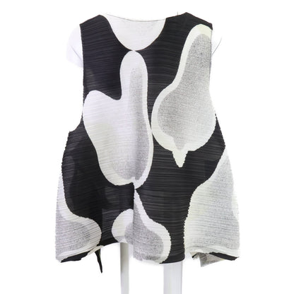 PLEATS PLEASE プリーツプリーズ 美品 PP91-JK751 MELT BOUNCE TOP 変形ノースリーブ トップス