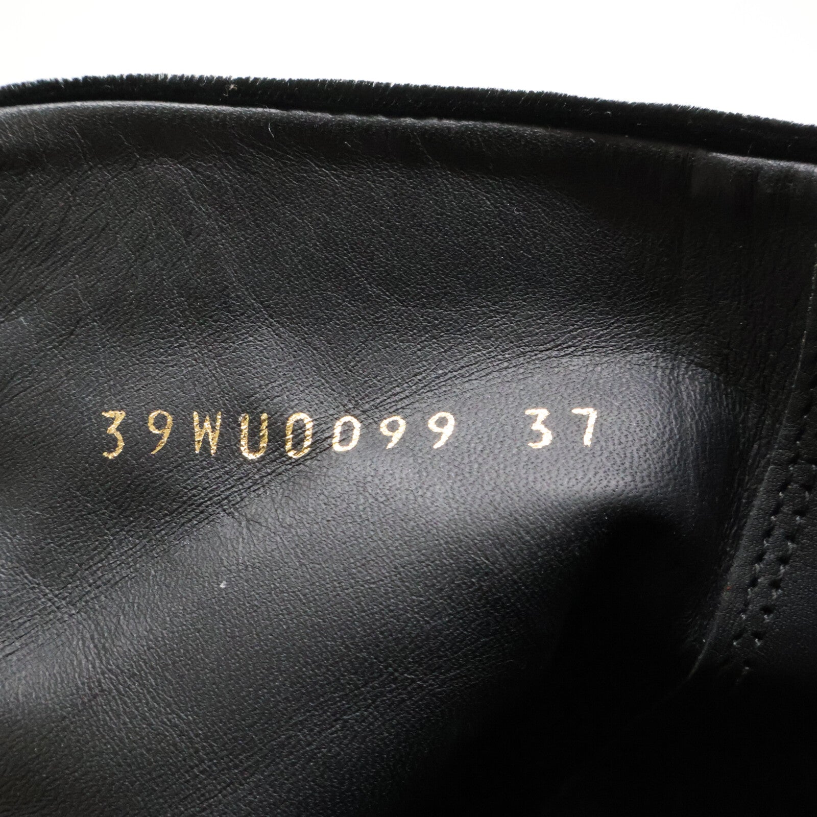 Maison margiela メゾンマルジェラ 【美品】22 S39WU0099 S48433 900 TABI ベルベット タビ ブーツ シューズ