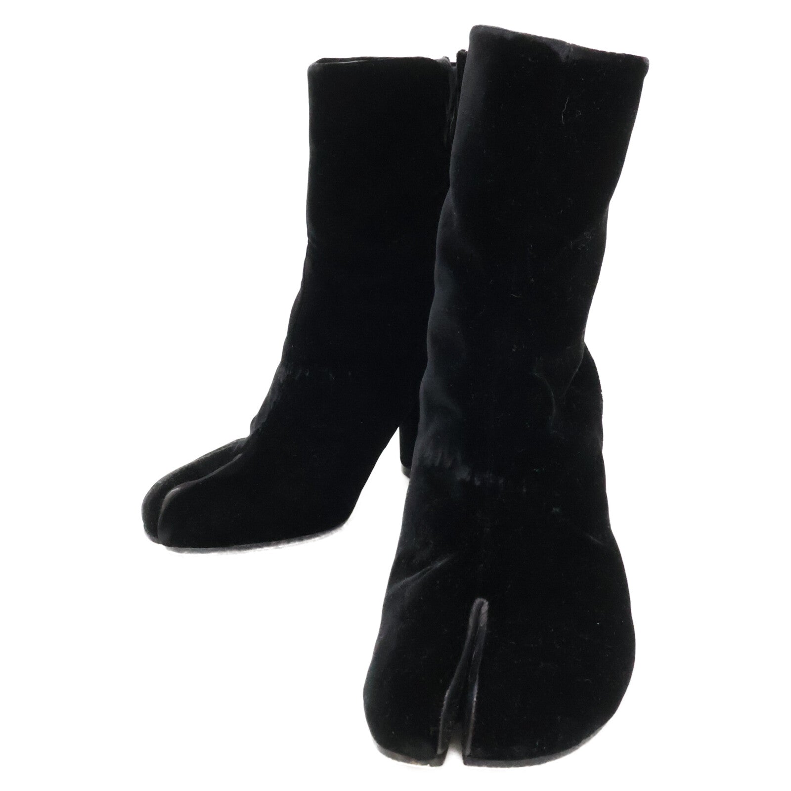 Maison margiela メゾンマルジェラ 【美品】22 S39WU0099 S48433 900 TABI ベルベット タビ ブーツ シューズ