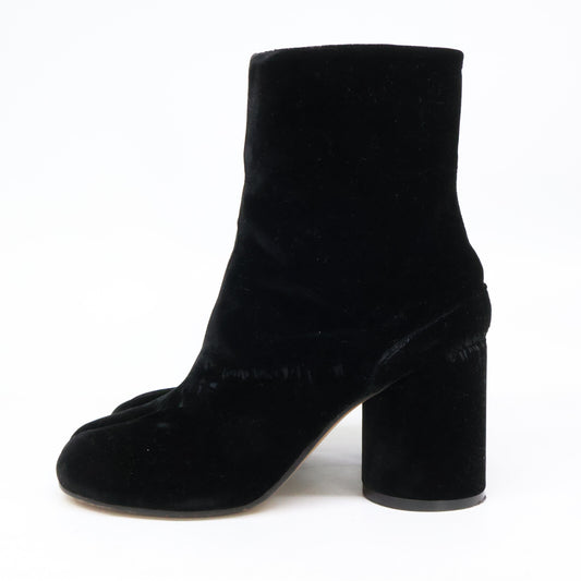 Maison margiela メゾンマルジェラ 【美品】22 S39WU0099 S48433 900 TABI ベルベット タビ ブーツ シューズ