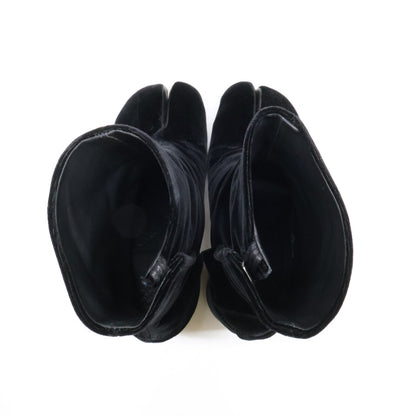 Maison margiela メゾンマルジェラ 【美品】22 S39WU0099 S48433 900 TABI ベルベット タビ ブーツ シューズ