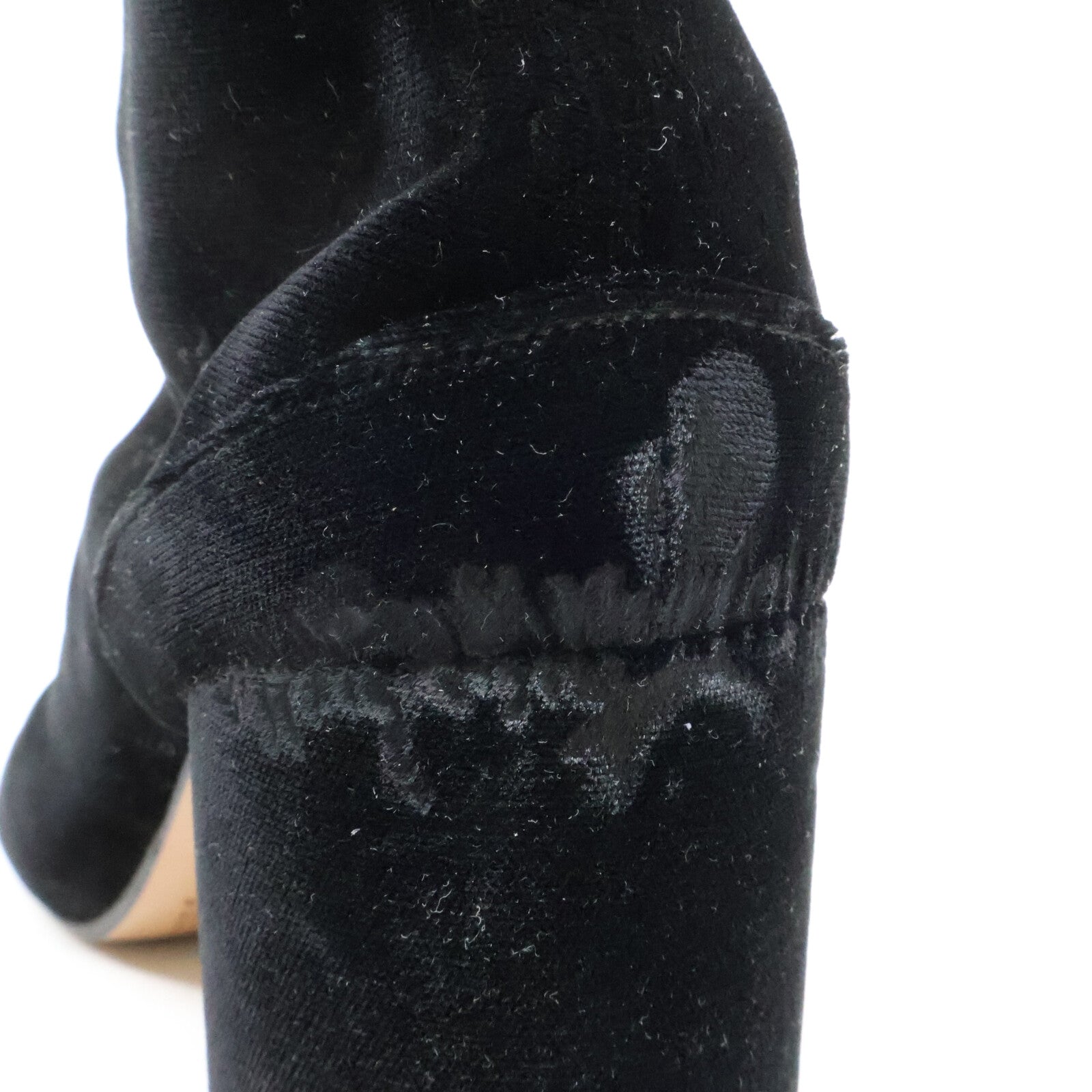 Maison margiela メゾンマルジェラ 【美品】22 S39WU0099 S48433 900 TABI ベルベット タビ ブーツ シューズ