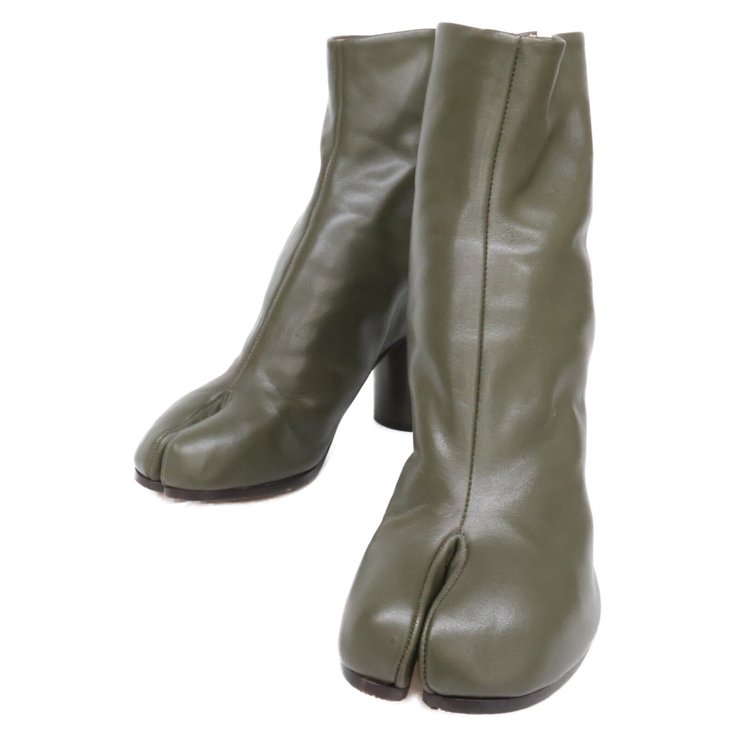 Maison margiela メゾンマルジェラ 【美品】22 S38WU0322 SY0086 697 レザー タビ ブーツ シューズ
