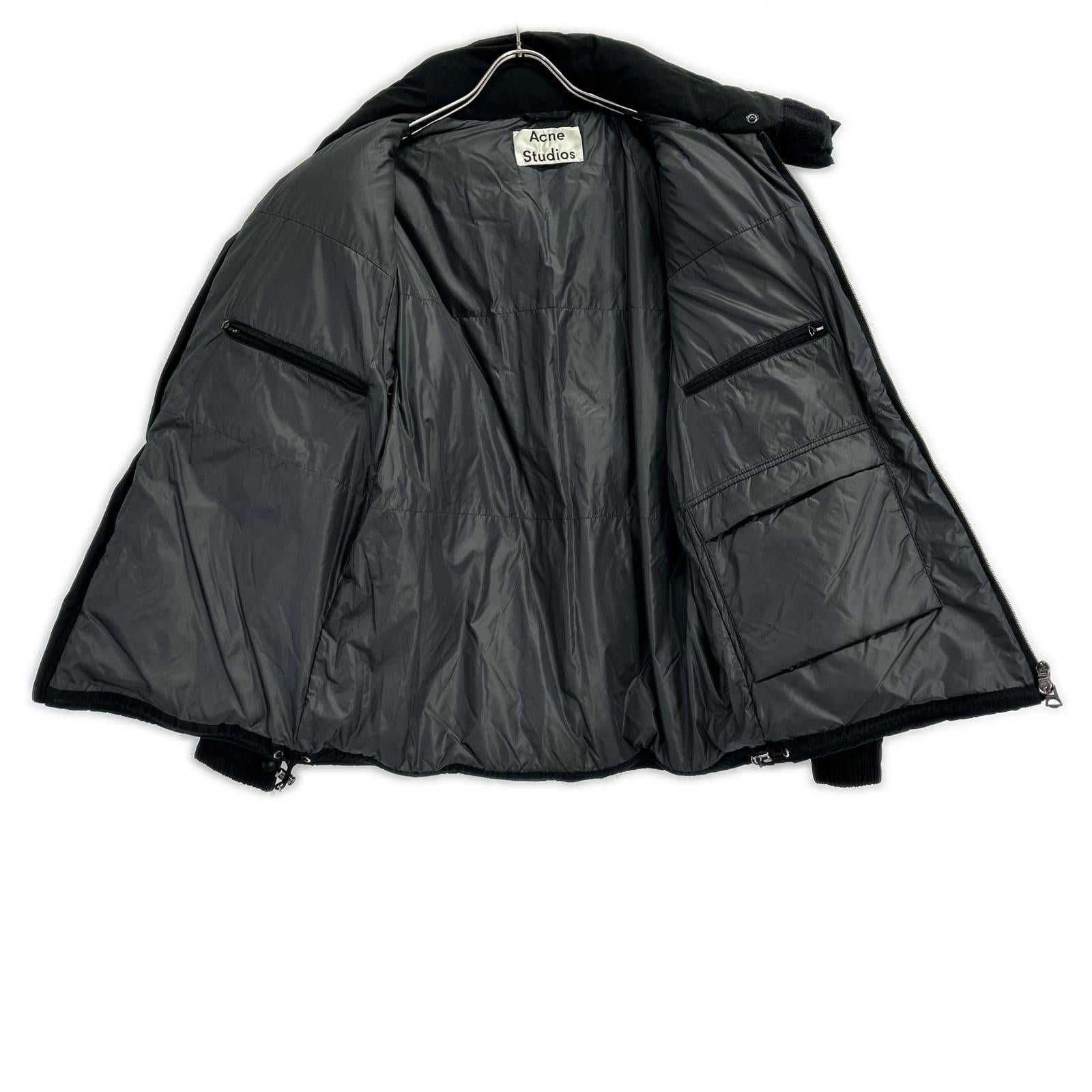 ACNE STUDIOS アクネ ストゥディオズ MINUS PAW17 22Z173 ブラック MINUS GLOSS ダウンジャケット ジャケット