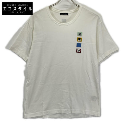ACNE STUDIOS White FA-UX-TSHI000025 CL0044 Animal Patch T-Shirt Tops