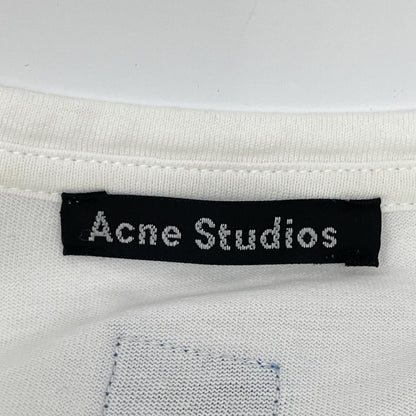 ACNE STUDIOS White FA-UX-TSHI000025 CL0044 Animal Patch T-Shirt Tops