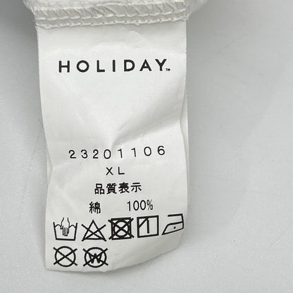 HOLIDAY ホリデー 23201106 ホワイト イラストプリント 長袖Tシャツ トップス