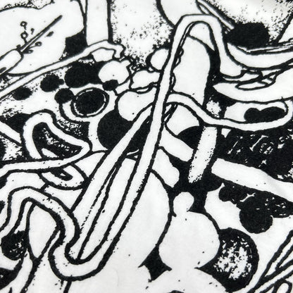 HOLIDAY ホリデー 23201106 ホワイト イラストプリント 長袖Tシャツ トップス
