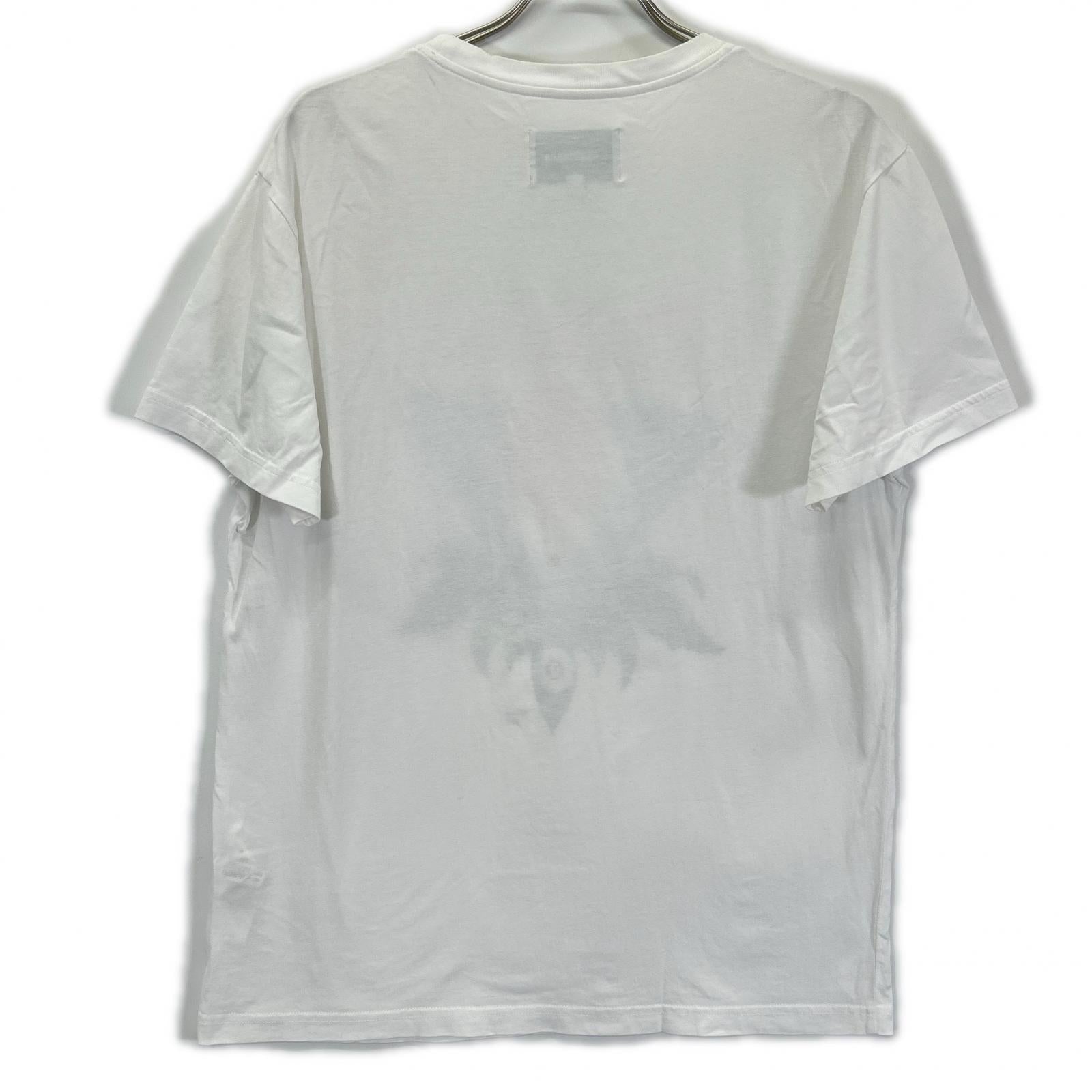 CASABLANCA カサブランカ 22SS-3 ホワイト JERSEY SCREEN PRINTED T-SHIRT トップス