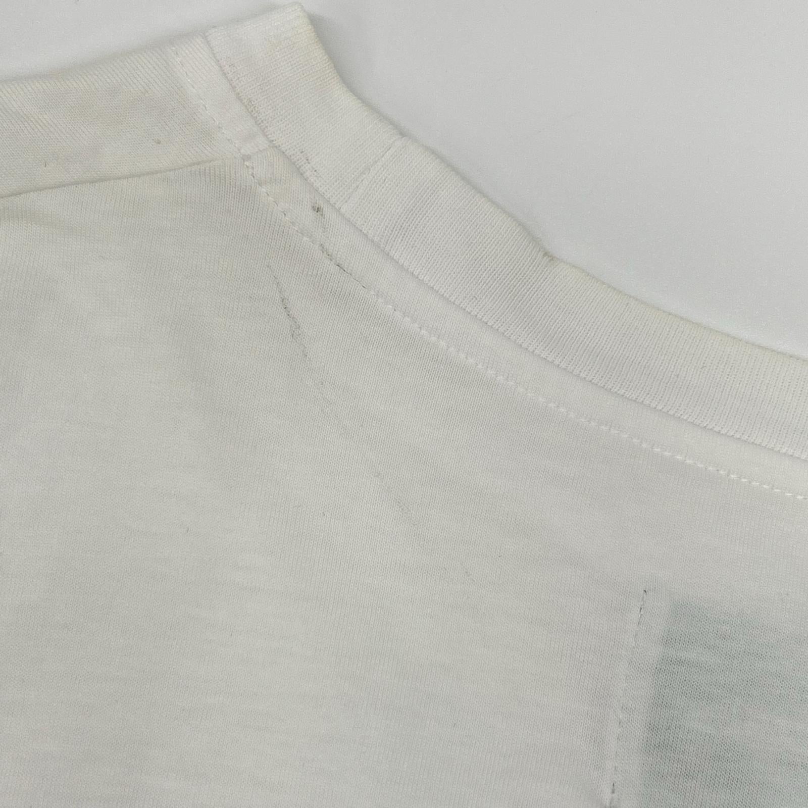 CASABLANCA カサブランカ 22SS-3 ホワイト JERSEY SCREEN PRINTED T-SHIRT トップス
