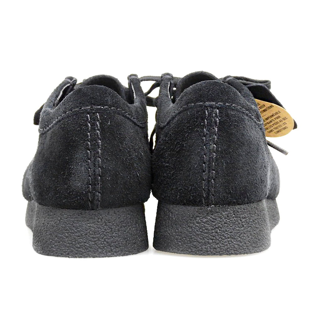 Clarks クラークス 新品同様 スエード ワラビー シューズ レディース 黒 ブラック 24cm 261778337 シューズ