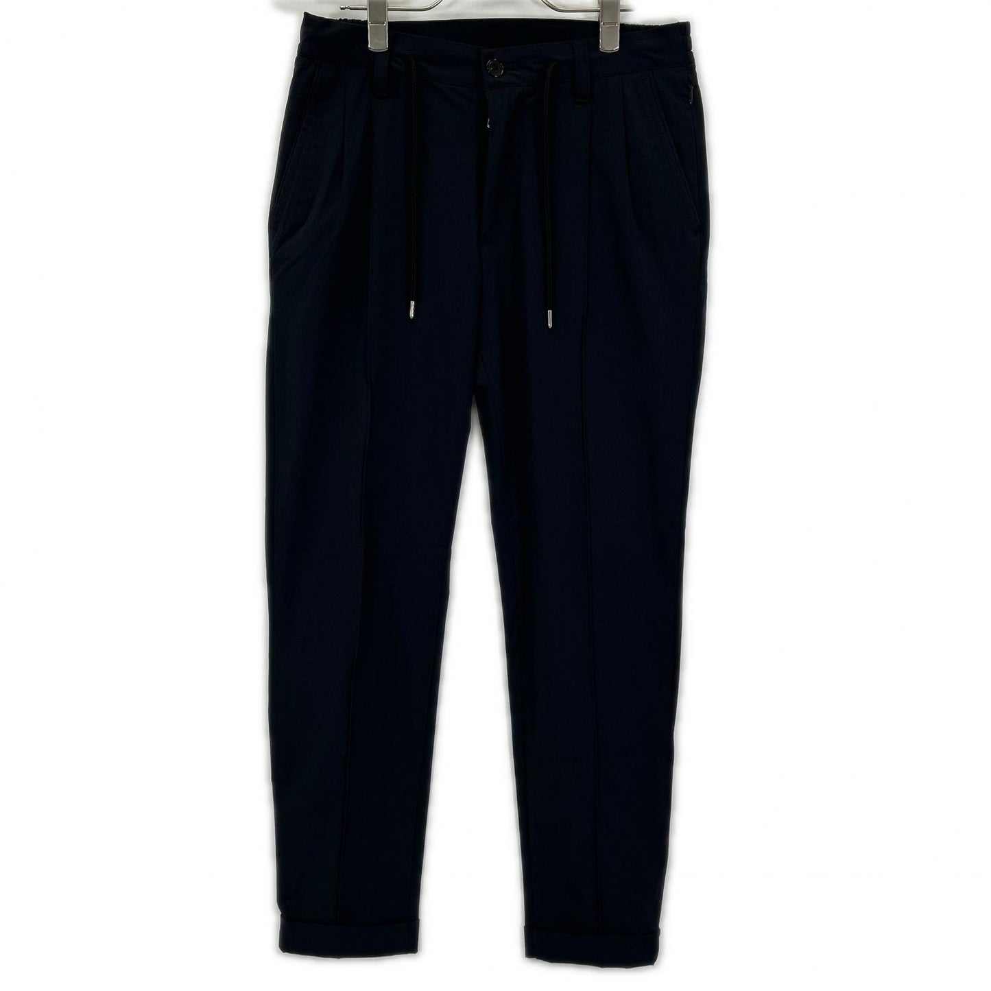 1piu1uguale3 ウノピゥウノウグァーレトレ MRP656-NYU112 ブラック CREASE SLACKS パンツ ボトムス