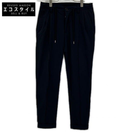 1piu1uguale3 ウノピゥウノウグァーレトレ MRP656-NYU112 ブラック CREASE SLACKS パンツ ボトムス