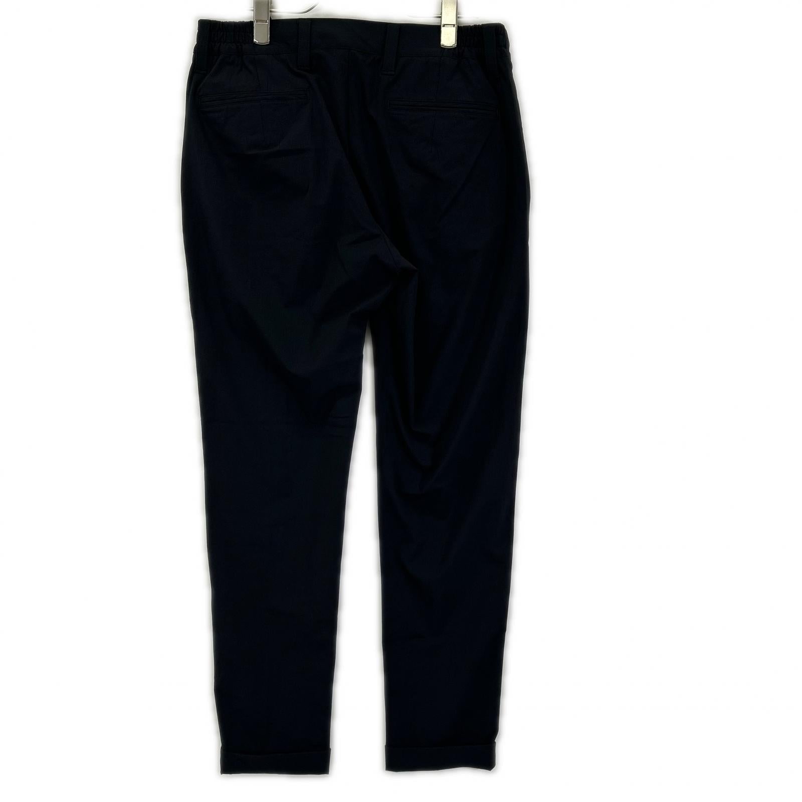 1piu1uguale3 ウノピゥウノウグァーレトレ MRP656-NYU112 ブラック CREASE SLACKS パンツ ボトムス