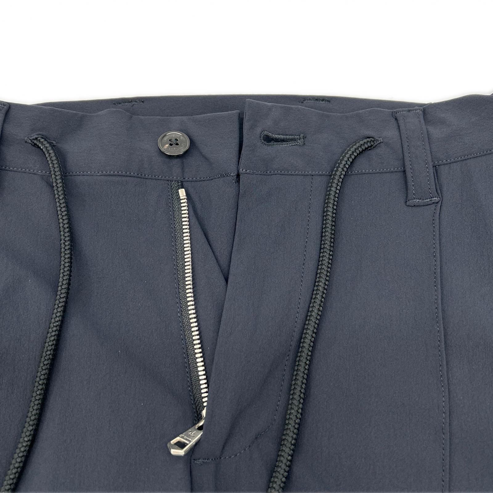 1piu1uguale3 ウノピゥウノウグァーレトレ MRP656-NYU112 ブラック CREASE SLACKS パンツ ボトムス