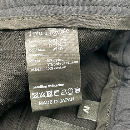 1piu1uguale3 ウノピゥウノウグァーレトレ MRP656-NYU112 ブラック CREASE SLACKS パンツ ボトムス