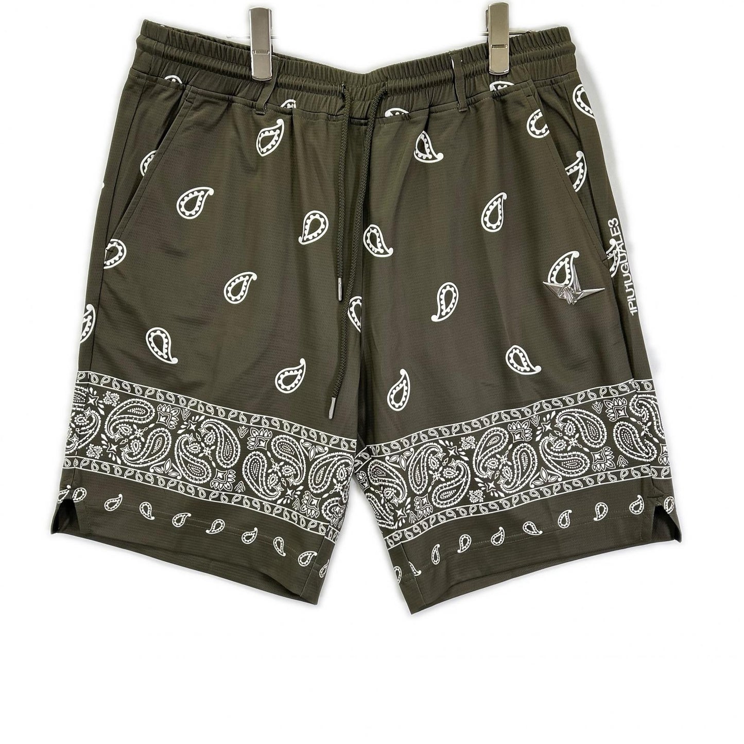 1piu1uguale3 ウノピゥウノウグァーレトレ GRP182-GPE006 カーキ GOLF BANDANA SHORTS パンツ ボトムス