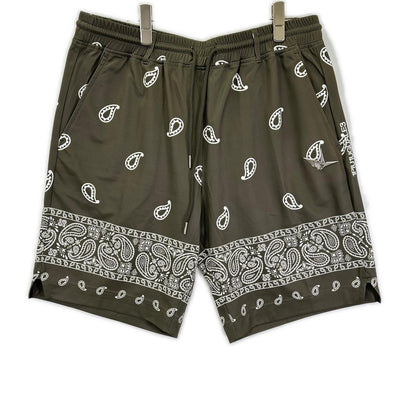 1piu1uguale3 ウノピゥウノウグァーレトレ GRP182-GPE006 カーキ GOLF BANDANA SHORTS パンツ ボトムス