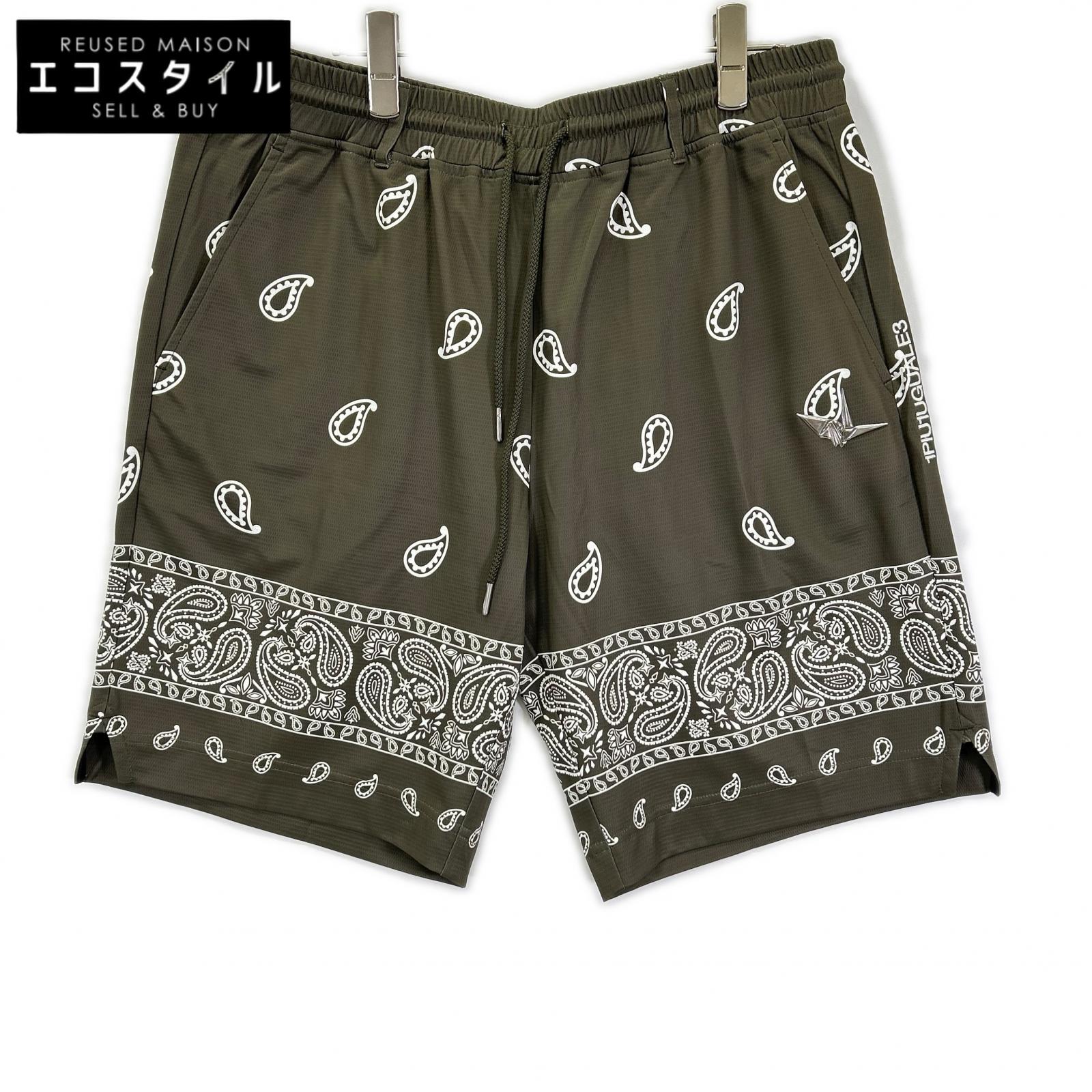 1piu1uguale3 ウノピゥウノウグァーレトレ GRP182-GPE006 カーキ GOLF BANDANA SHORTS パンツ ボトムス