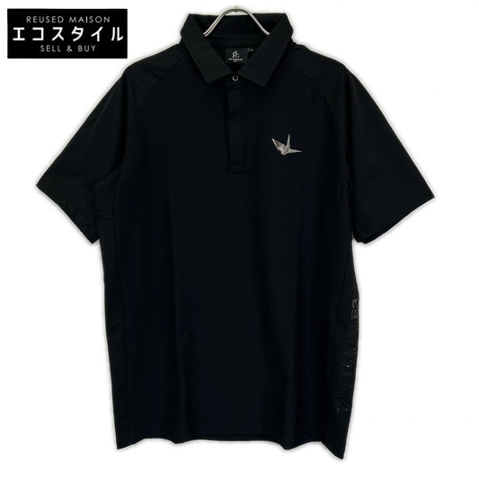 1piu1uguale3 Uno Più Uno Uguale Tre GRT248-GPU002 Black POLO MESH Tops Tops