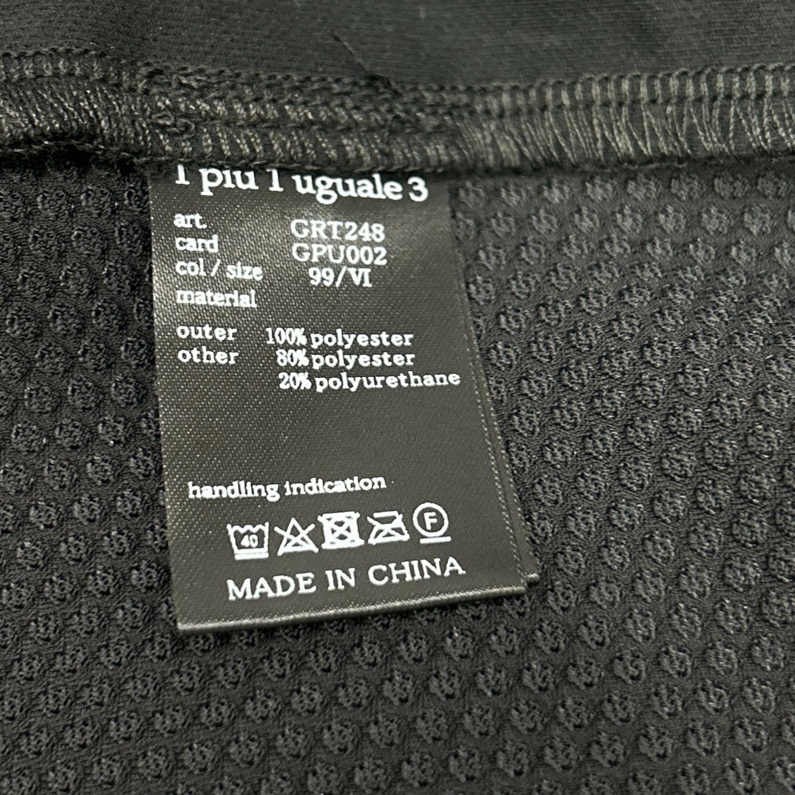 1piu1uguale3 ウノピゥウノウグァーレトレ GRT248-GPU002 ブラック POLO MESH トップス トップス