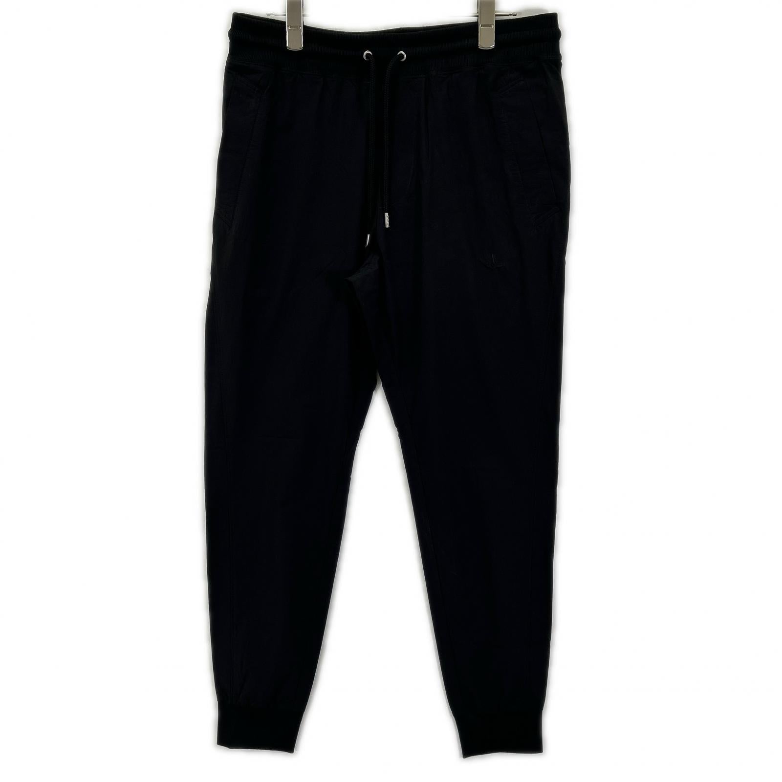 1piu1uguale3 ウノピゥウノウグァーレトレ MRP572-NYU069 ブラック RIB PANTS / KAJI 4WAY NYLON パンツ ボトムス