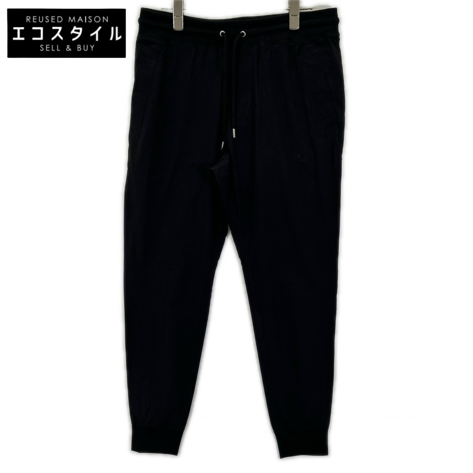 1piu1uguale3 ウノピゥウノウグァーレトレ MRP572-NYU069 ブラック RIB PANTS / KAJI 4WAY NYLON パンツ ボトムス