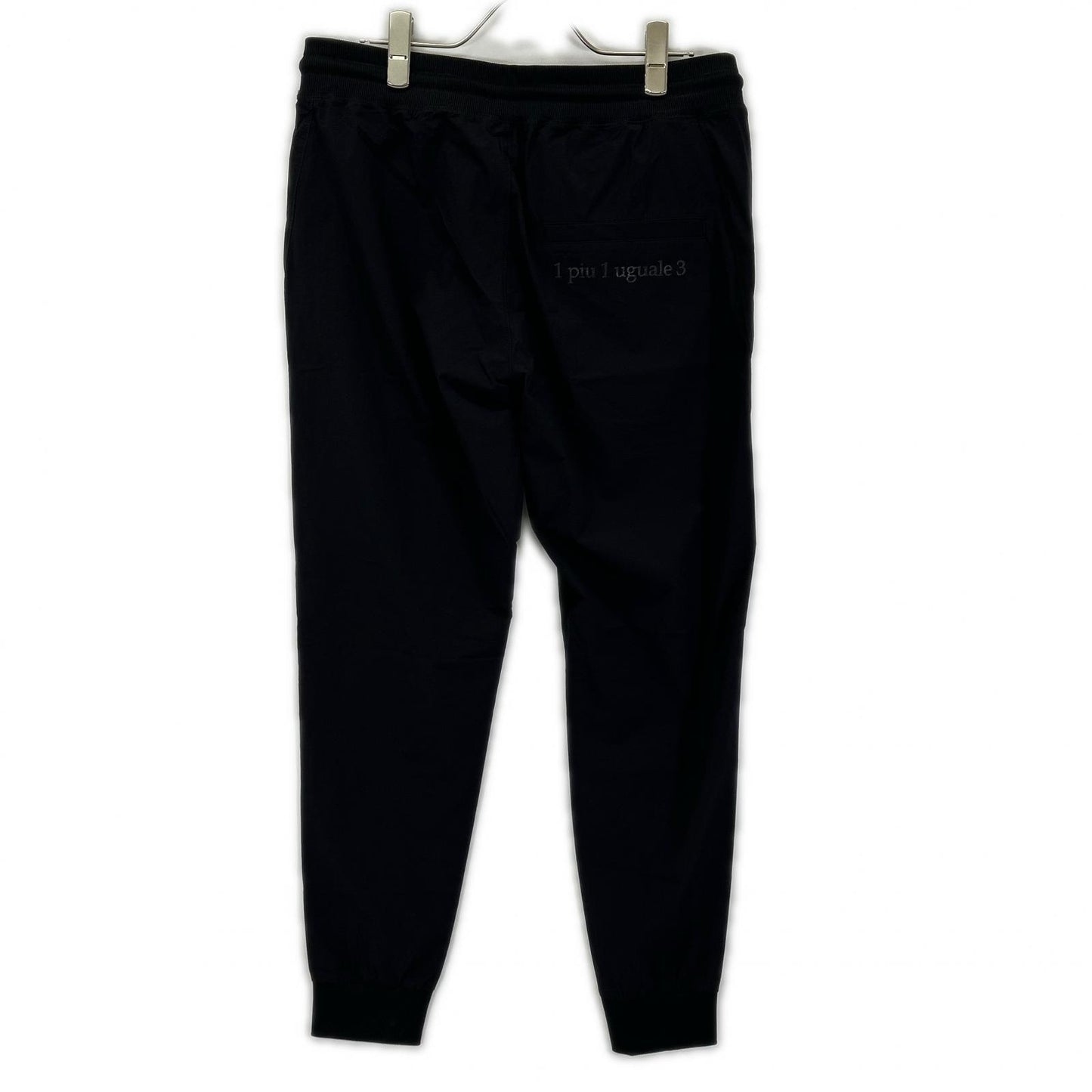 1piu1uguale3 ウノピゥウノウグァーレトレ MRP572-NYU069 ブラック RIB PANTS / KAJI 4WAY NYLON パンツ ボトムス