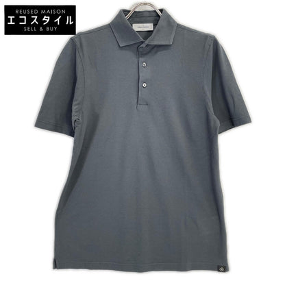 GRAN SASSO グランサッソ グレー 24P 60103 81401 70双糸 コットン 鹿の子 ポロシャツ トップス