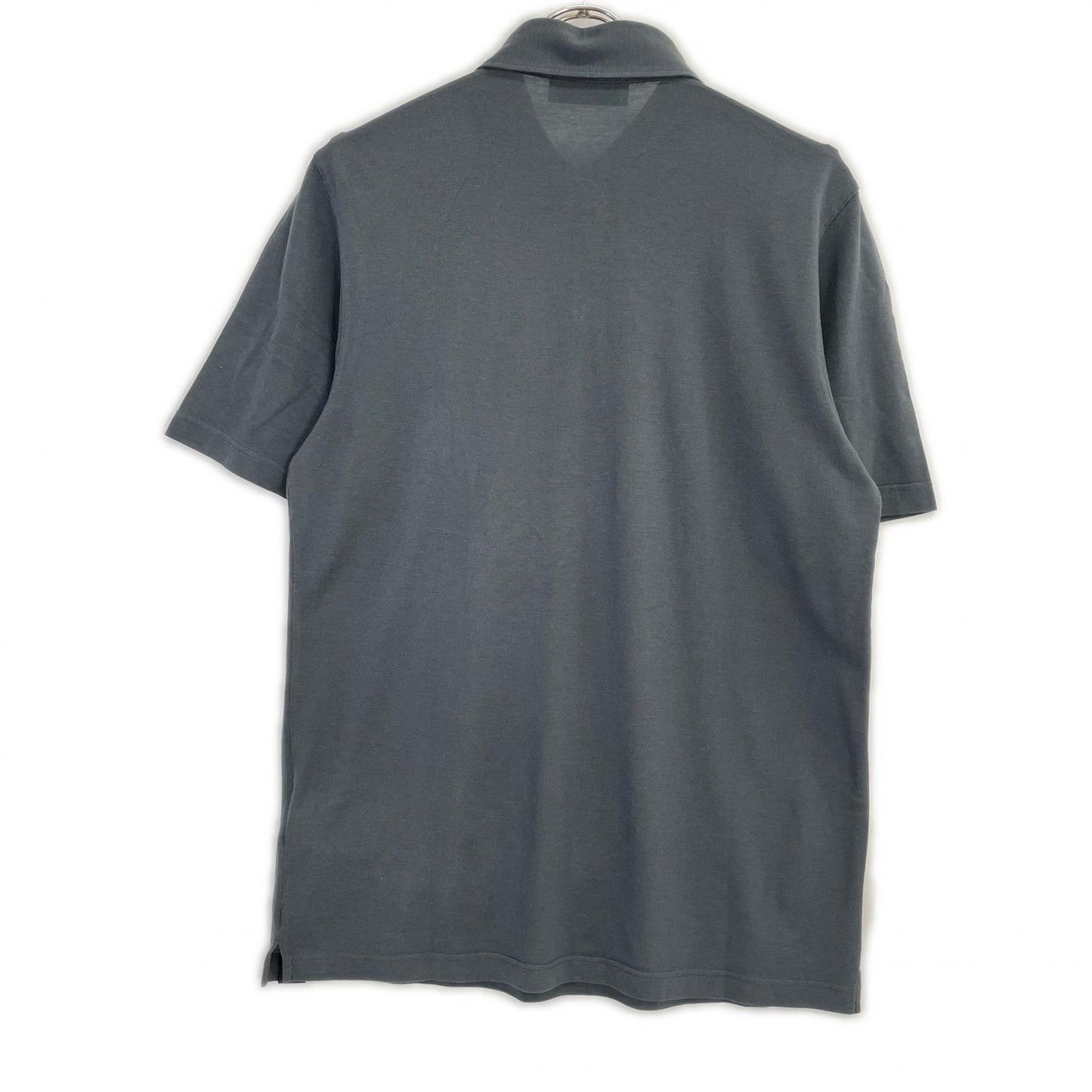 GRAN SASSO グランサッソ グレー 24P 60103 81401 70双糸 コットン 鹿の子 ポロシャツ トップス