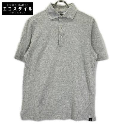 GRAN SASSO グランサッソ ライトグレー 24P 60103 81401 70双糸 コットン 鹿の子 ポロシャツ トップス