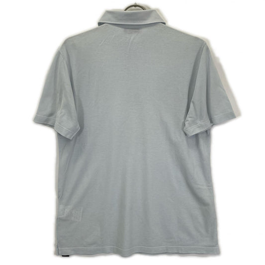 GRAN SASSO グランサッソ ライトブルー 24P 60103 81401 70双糸 コットン 鹿の子 ポロシャツ トップス