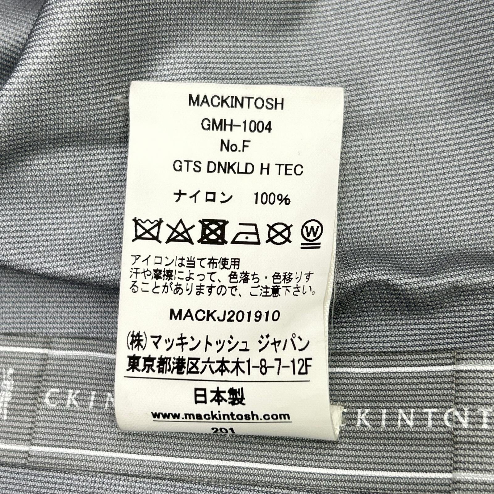 MACKINTOSH マッキントッシュ GMH-1004 20年 ブラック GTS DNKLD H TEC コート コート