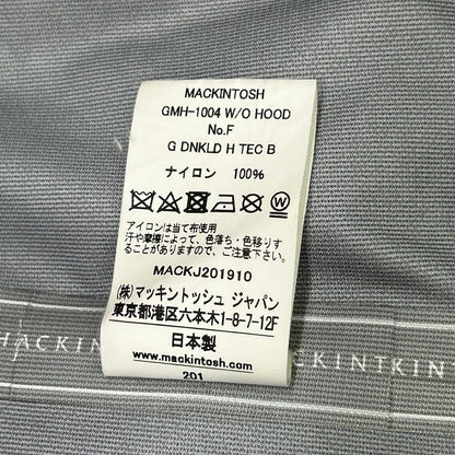 MACKINTOSH マッキントッシュ GMH-1004 20年 ネイビー G DNKLD H TEC B ナイロンステンカラー コート コート