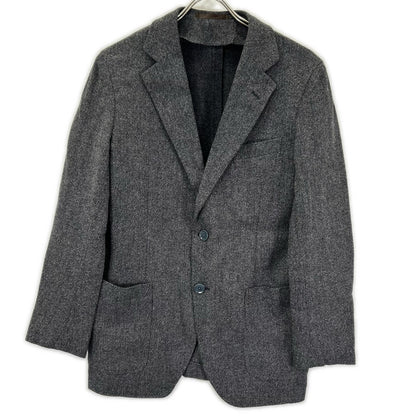 TOMORROWLAND PILGRIM Tomorrowland Pilgrim Gray Zegna Fabric Cashmere-Blend Wool 2-Button Tailored Jacket Jacket