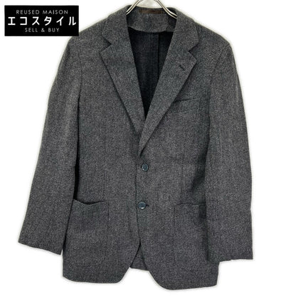 TOMORROWLAND PILGRIM Tomorrowland Pilgrim Gray Zegna Fabric Cashmere-Blend Wool 2-Button Tailored Jacket Jacket