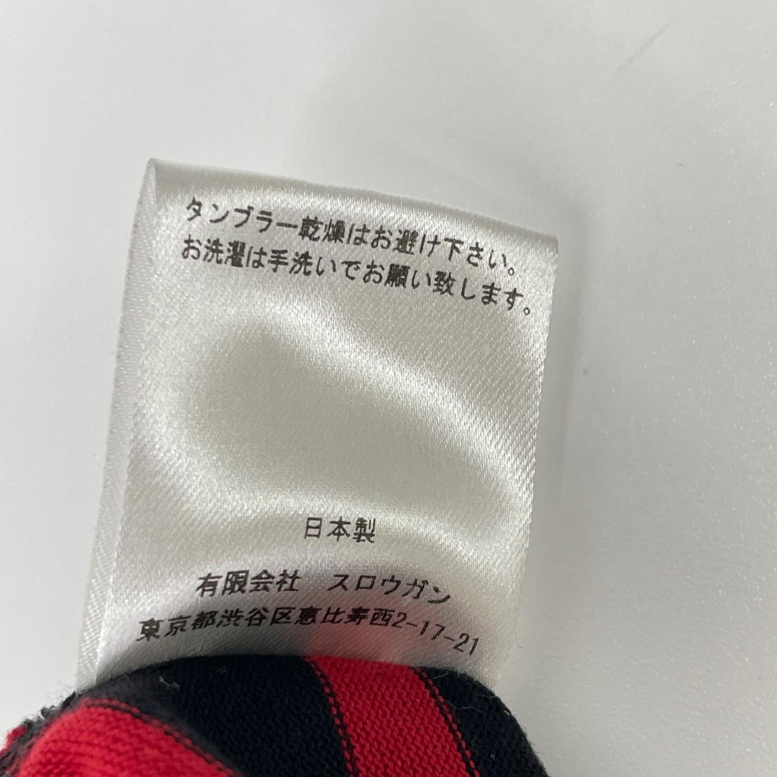 AUBERGE オーベルジュ レッド×ブラック CAMELIA マリンボーダー カットソー トップス