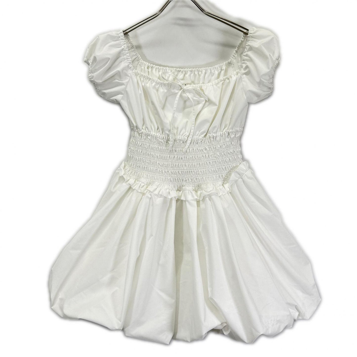 Bibiy ビビィ B60-OP146 ホワイト ELODIE MINI DRESS ワンピース ワンピース