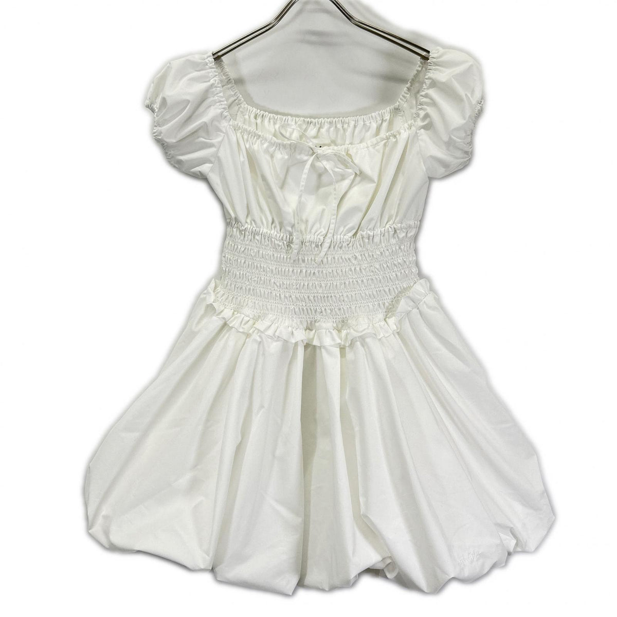 Bibiy ビビィ B60-OP146 ホワイト ELODIE MINI DRESS ワンピース ワンピース